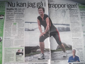 Birgitta Höglund om Fibromyalgi i Aftonbladet